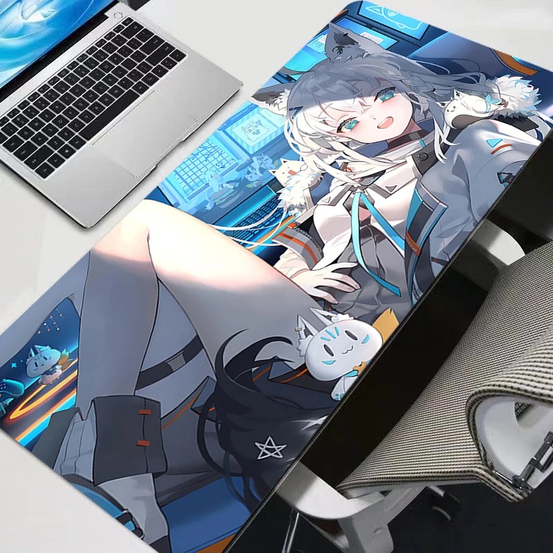Office Tech Background - Mouse Pad Gamer XXL Anime com