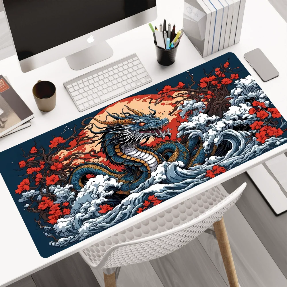 Office Desk Tech Accessories - Mousepad Grande Dragão para Gamer, Acessórios
