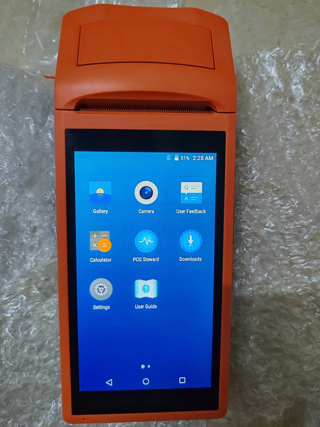 Pos Terminal Android - Usado Terminal portátil portátil Pos com