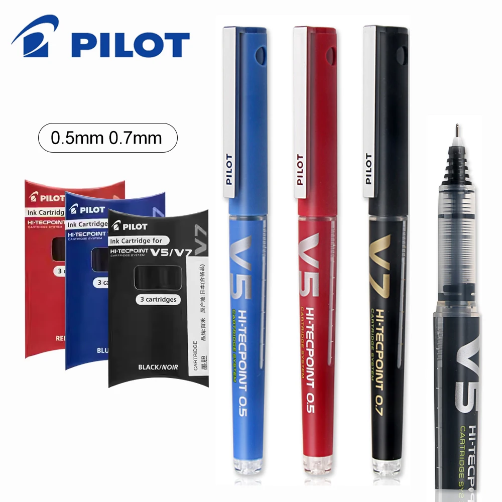 Office Tech Accessories - Japão piloto v5/v7 gel caneta reta