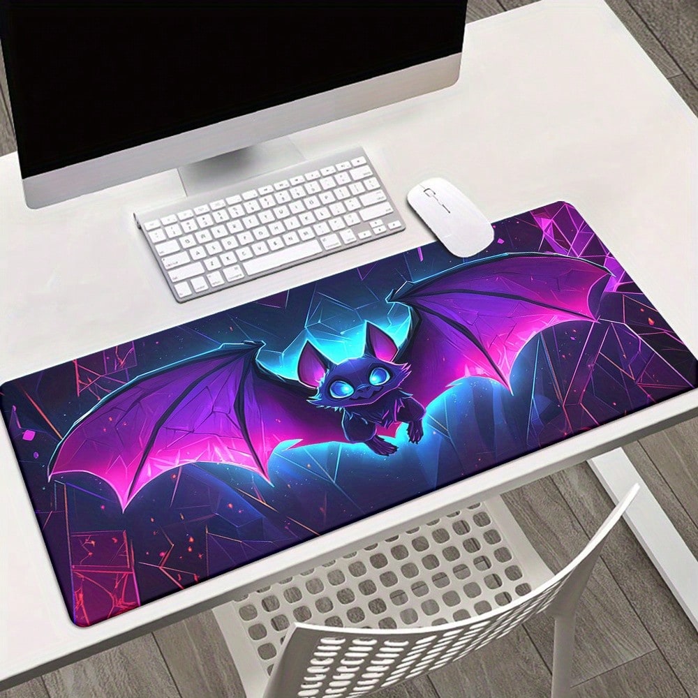 Office Desk Tech Accessories - Mouse Pad Gamer de Morcego Fofo