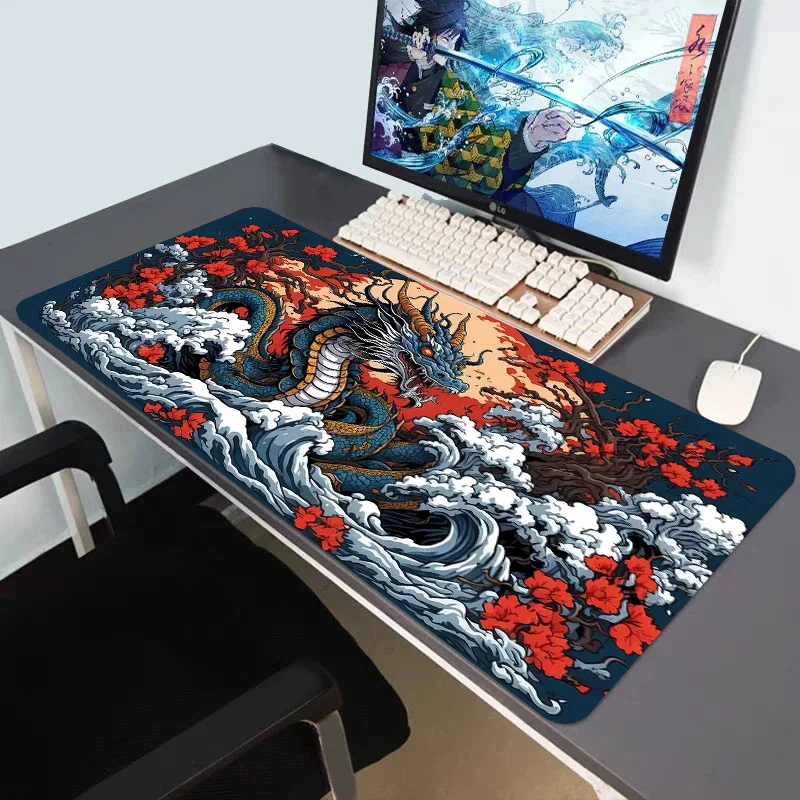 Mousepad Grande Dragão para Ga - Office Desk Tech Accessories avaliação e preço