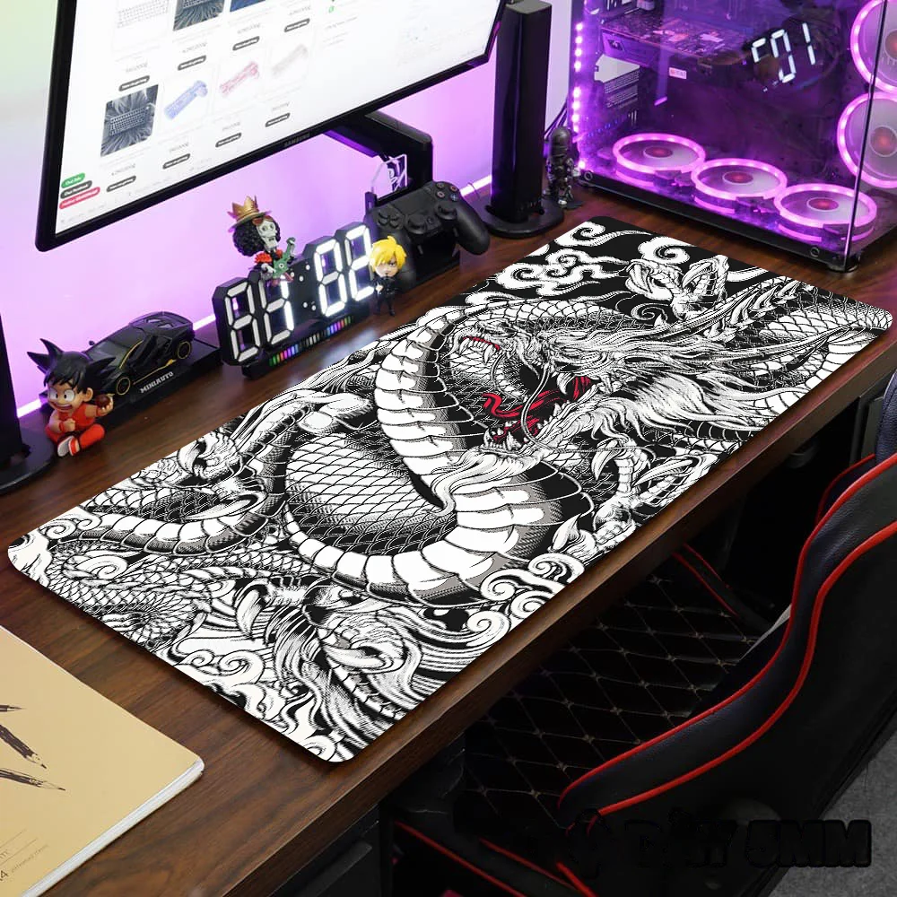 Mousepad Grande Dragão para Ga - Office Desk Tech Accessories avaliação e preço