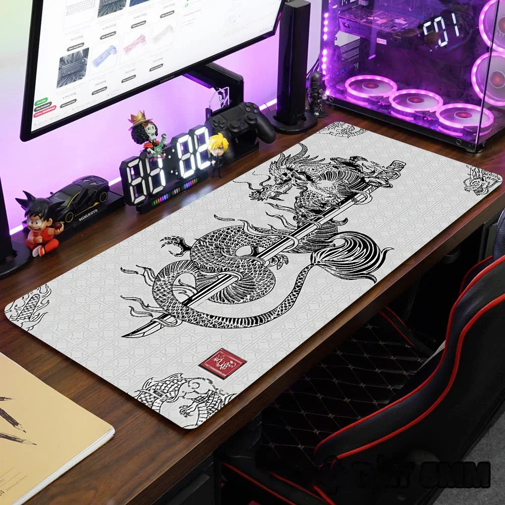 Mousepad Grande Dragão para Ga - Office Desk Tech Accessories avaliação e preço