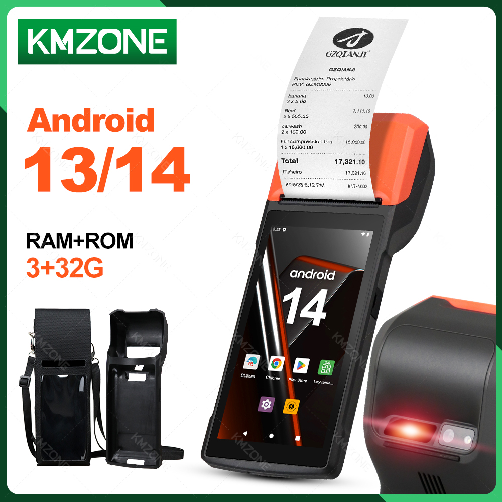Impressora portátil android 13 - Pos Terminal Android avaliação e preço