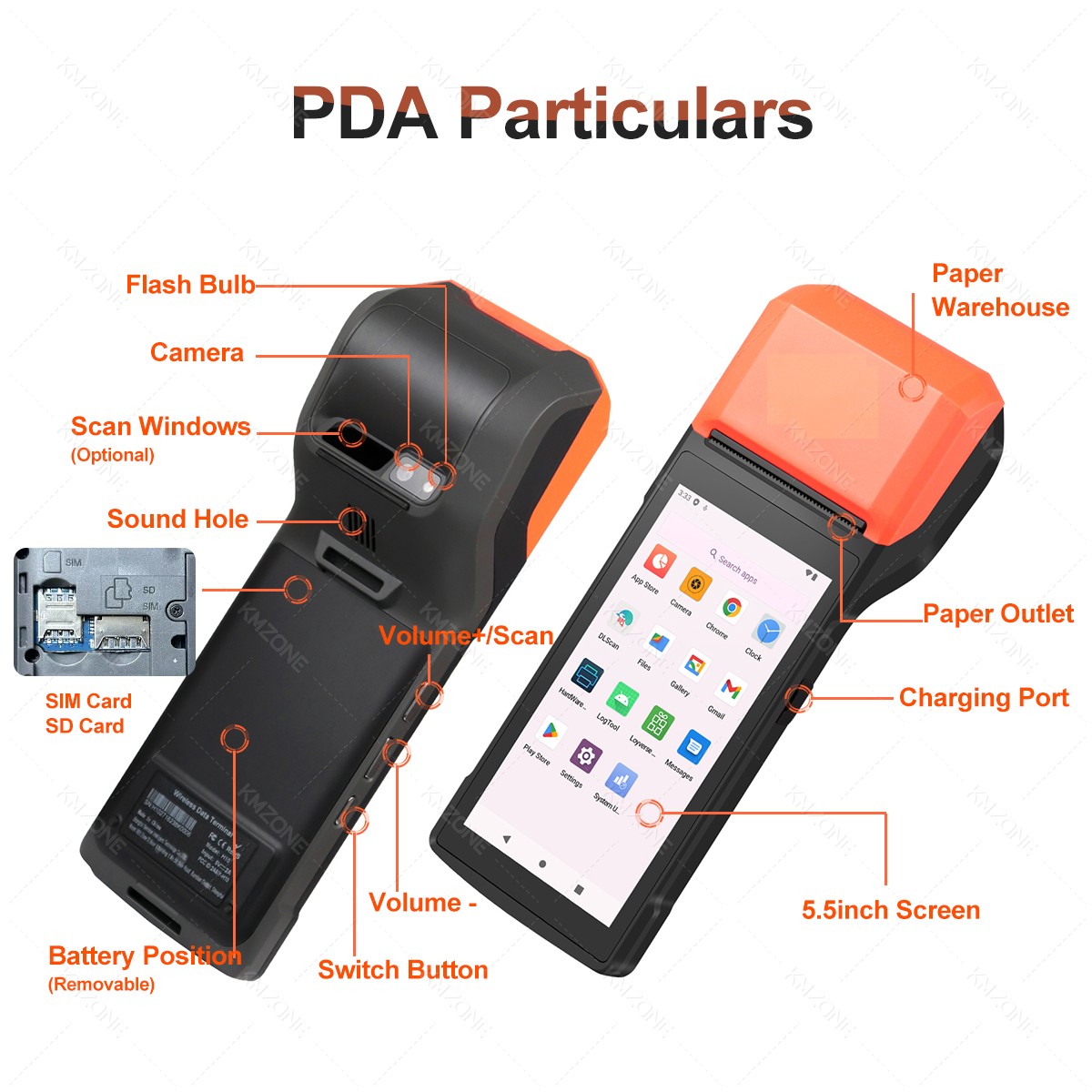 Impressora portátil android 13 - Pos Terminal Android avaliação e preço