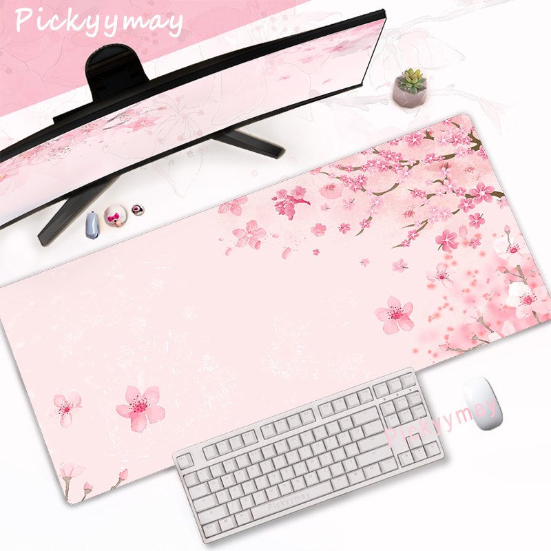 Rosa flores de cerejeira mouse - Office Desk Tech Accessories avaliação e preço
