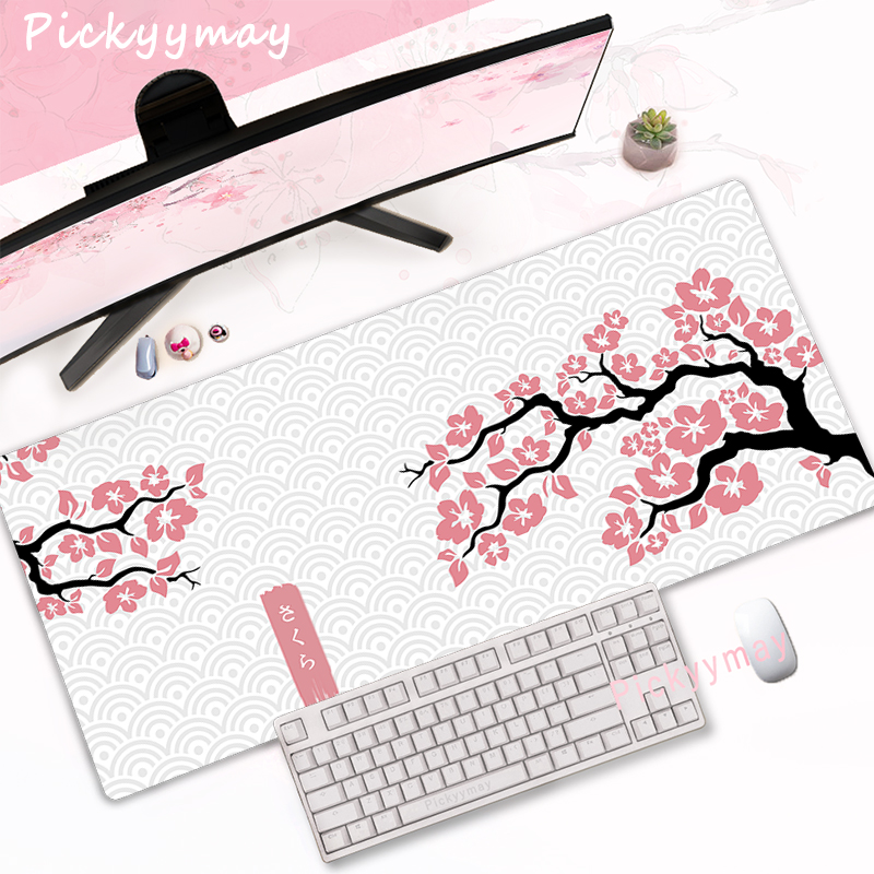 Rosa flores de cerejeira mouse - Office Desk Tech Accessories avaliação e preço