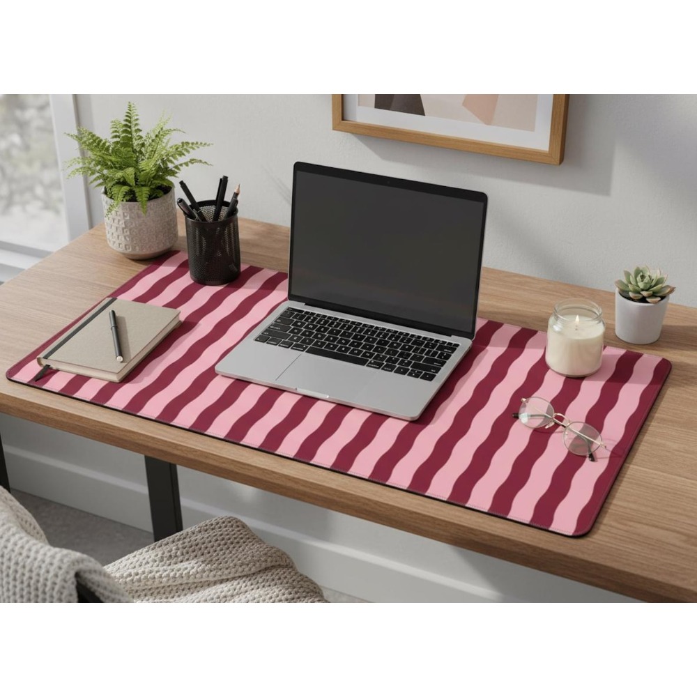 Tapete de Mesa Rosa Borgonha c - Office Desk Tech Accessories avaliação e preço