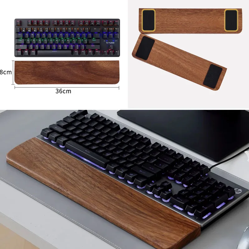 Teclado de madeira maciça desc - Tech For Office avaliação e preço