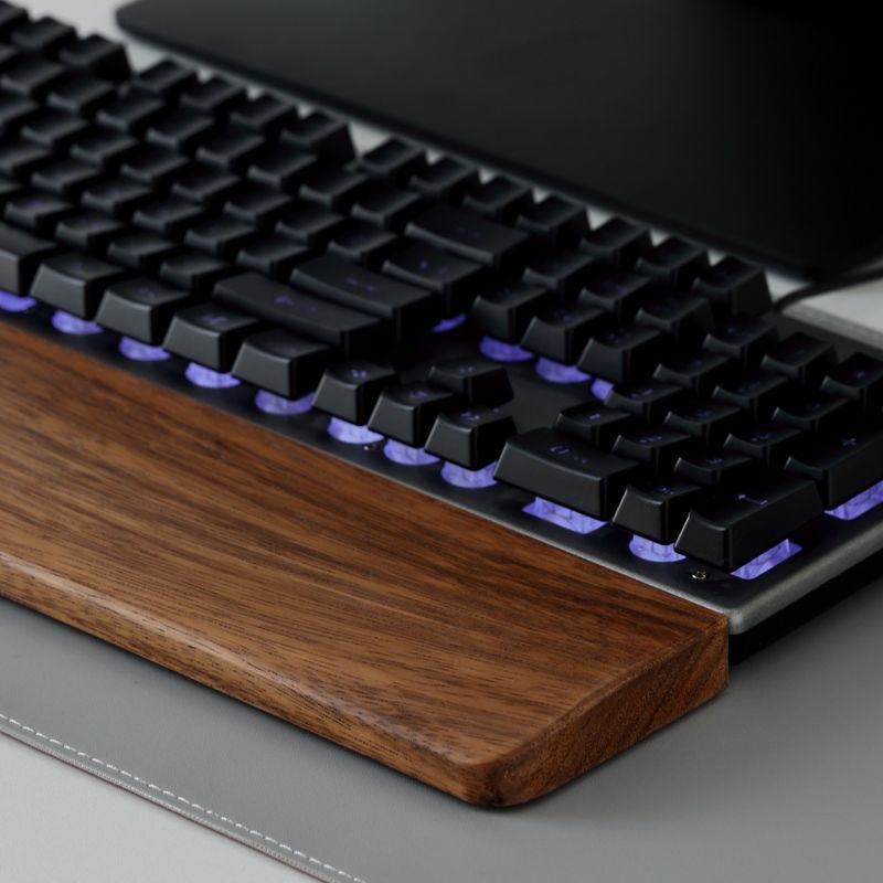 Teclado de madeira maciça desc - Tech For Office avaliação e preço