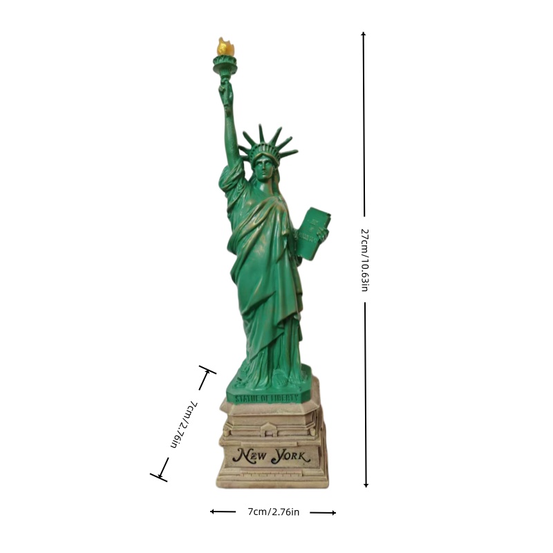 Estátua da Liberdade em resina - Office Desk Tech Accessories avaliação e preço