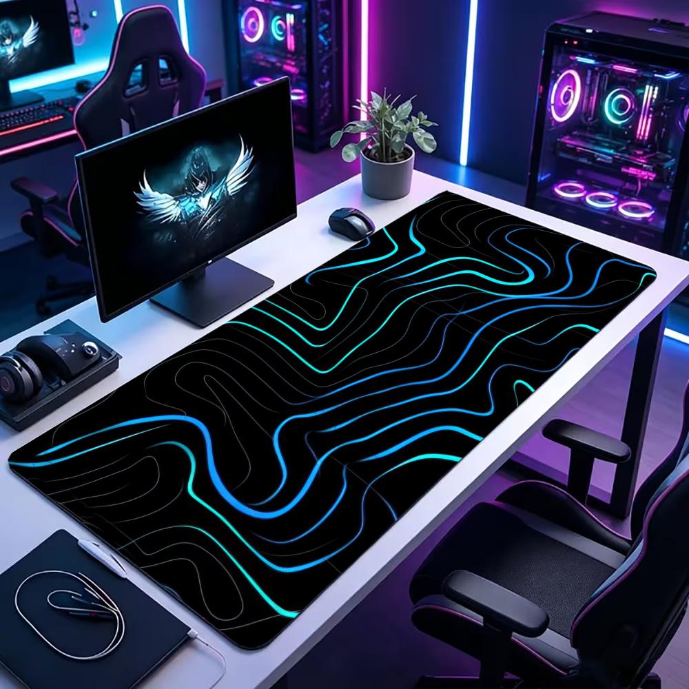 Mousepad Gamer Grande XXL para - Office Tech Background avaliação e preço