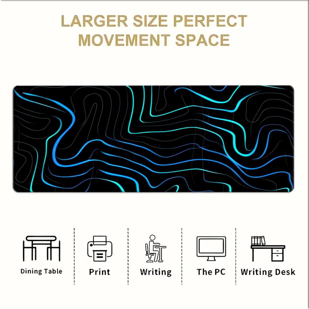 Mousepad Gamer Grande XXL para - Office Tech Background avaliação e preço
