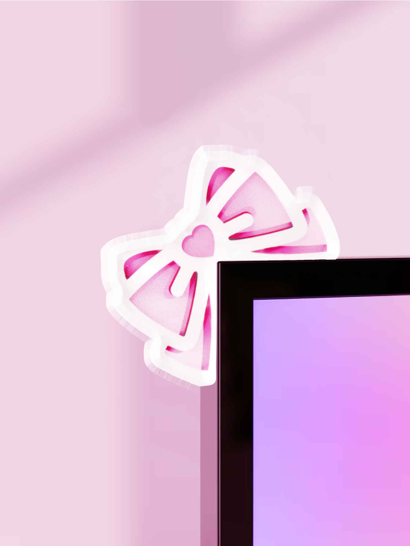 Kawaii arco monitor decoração  - Office Desk Tech Accessories avaliação e preço